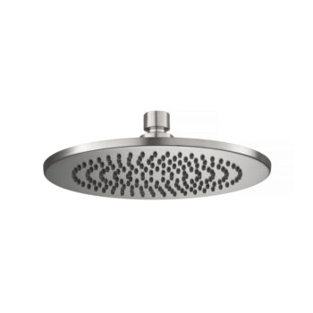 Isenberg 8" Solid Brass Showerhead / Rainhead - Round In Brushed Nickel