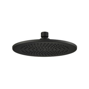 Isenberg 8″ Solid Brass Showerhead / Rainhead – Round In Matte Black
