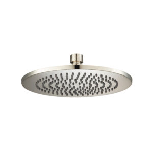 Isenberg 8″ Solid Brass Showerhead / Rainhead – Round In Polished Nickel