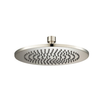 Isenberg 8" Solid Brass Showerhead / Rainhead - Round In Polished Nickel