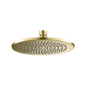 Isenberg 8″ Solid Brass Showerhead / Rainhead – Round In Satin Brass