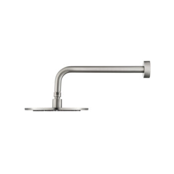 Isenberg 8" Solid Brass Showerhead / Rainhead With 12" Wall Mount Shower Arm In Polished Nickel - Image 23