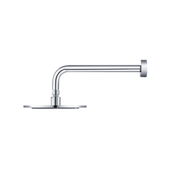 Isenberg 8" Solid Brass Showerhead / Rainhead With 12" Wall Mount Shower Arm In Polished Nickel - Image 24