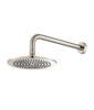 Isenberg 8″ Solid Brass Showerhead / Rainhead With 12″ Wall Mount Shower Arm In Polished Nickel