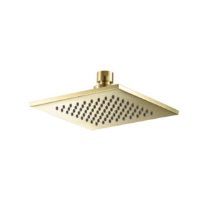 Isenberg 6″ Solid Brass Showerhead / Rainhead In Satin Brass
