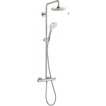 Hansgrohe Croma Select E Showerpipe 180 2-Jet, 2.0 GPM in Chrome