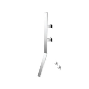 Isenberg Wall Mount Faucet With Handles In Brushed Nickel
