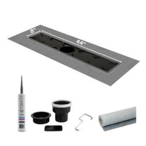 QM Invisible Linear Drain 44″