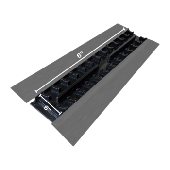QM Invisible Modular Outdoor Channel 6"