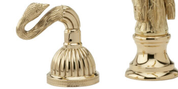 Phylrich SWAN Deck Tub Set K1123G - Polished Chrome