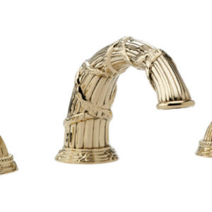 Phylrich RIBBON & REED Deck Tub Set K1137R – Burnished Gold