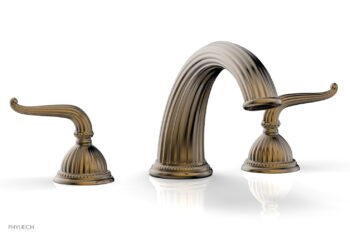 Phylrich GEORGIAN & BARCELONA Deck Tub Set - Lever Handles K1141P - Antique Brass