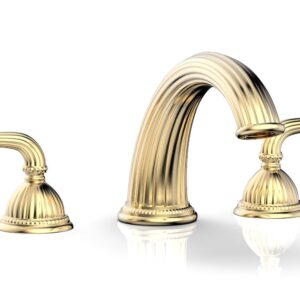 Phylrich GEORGIAN & BARCELONA Deck Tub Set – Lever Handles K1141P – Satin Brass