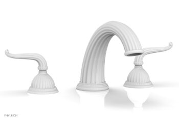 Phylrich GEORGIAN & BARCELONA Deck Tub Set - Lever Handles K1141P - Satin White