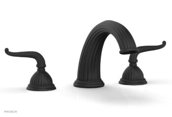 Phylrich GEORGIAN & BARCELONA Deck Tub Set - Lever Handles K1141P - Matte Black