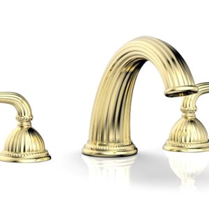 Phylrich GEORGIAN & BARCELONA Deck Tub Set – Lever Handles K1141P – Polished Brass