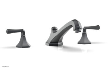 Phylrich LE VERRE & LA CROSSE Deck Tub Set - Lever Handles K1170V - Gun Metal