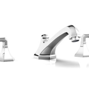Phylrich LE VERRE & LA CROSSE Deck Tub Set – Lever Handles K1170V – Polished Chrome