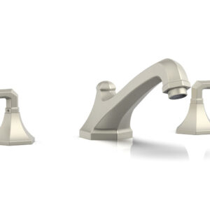 Phylrich LE VERRE & LA CROSSE Deck Tub Set – Lever Handles K1170V – Burnished Nickel