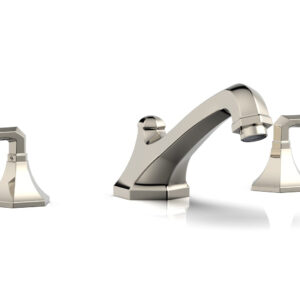 Phylrich LE VERRE & LA CROSSE Deck Tub Set – Lever Handles K1170V – Polished Nickel