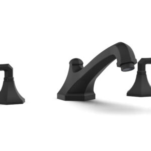 Phylrich LE VERRE & LA CROSSE Deck Tub Set – Lever Handles K1170V – Matte Black