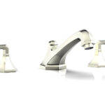 Phylrich LE VERRE & LA CROSSE Deck Tub Set - Lever Handles K1170V - Satin Nickel