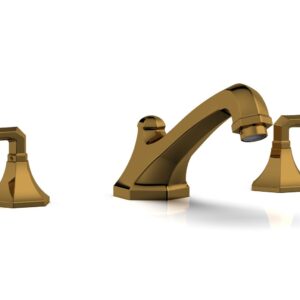 Phylrich LE VERRE & LA CROSSE Deck Tub Set – Lever Handles K1170V – French Brass