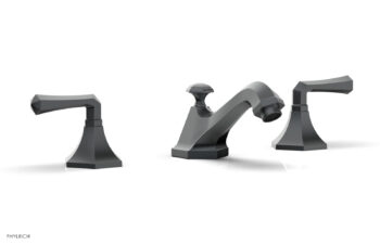 Phylrich LE VERRE & LA CROSSE Widespread Faucet - Lever Handles K170 - Gun Metal