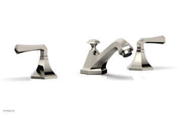 Phylrich LE VERRE & LA CROSSE Widespread Faucet - Lever Handles K170 - Polished Nickel