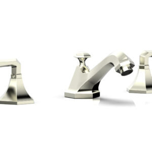 Phylrich LE VERRE & LA CROSSE Widespread Faucet – Lever Handles K170 – Satin Nickel