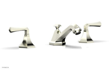 Phylrich LE VERRE & LA CROSSE Widespread Faucet - Lever Handles K170 - Satin Nickel
