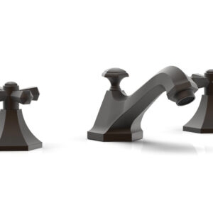 Phylrich LE VERRE & LA CROSSE Widespread Faucet – Cross Handles K171 – Oil Rubbed Bronze