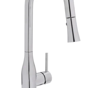 Huntington Brass Rise Kitchen Faucet In Chrome
