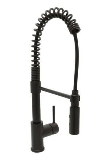 Huntington Brass Single Control Kitchen Pull-Down Faucet In Matte Black