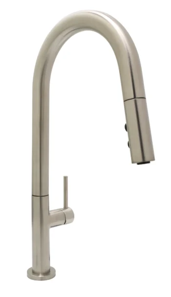Huntington Brass Cevi Pull-Down Kitchen Faucet In Pvd Satin Nickel