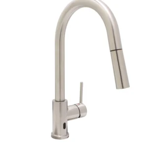 Huntington Brass Euro Arc Sensor Activate Kit Faucet In Pvd Satin Nickel
