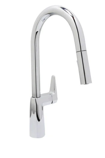 Huntington Brass Loma Single Hole Pull-Down Kitchen Faucet In Chrome