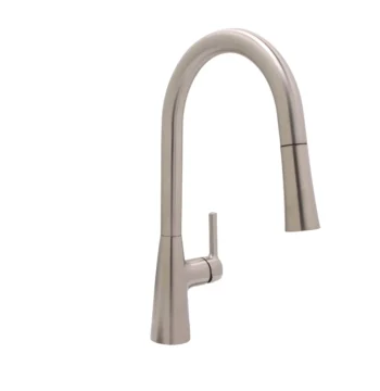 Huntington Brass Vezzo Pull-Down Kitchen Faucet In Pvd Satin Nickel