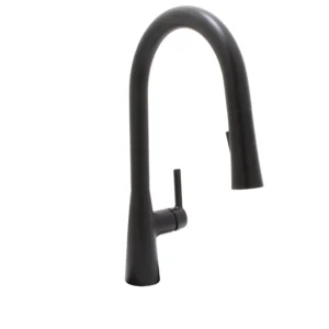 Huntington Brass Vezzo Pull-Down Kitchen Faucet In Matte Black
