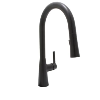 Huntington Brass Vezzo Pull-Down Kitchen Faucet In Matte Black