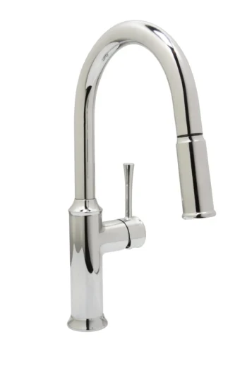 Huntington Brass Albany Single Hole Pull-Down Kitchen Faucet In Chrome