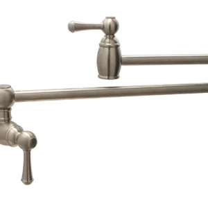 Huntington Brass Classic Pot Filler In Pvd Satin Nickel