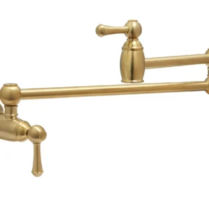 Huntington Brass Classic Pot Filler In PVD Satin Brass