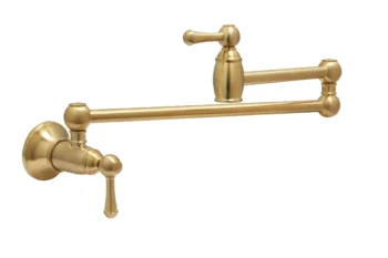 Huntington Brass Classic Pot Filler In PVD Satin Brass