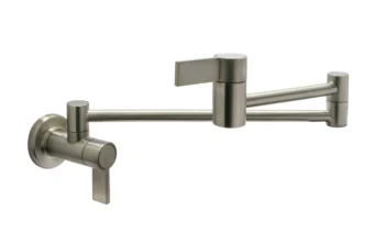 Huntington Brass Modern Style Pot Filler In Pvd Satin Nickel