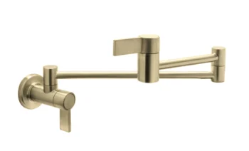 Huntington Brass Modern Style Pot Filler In PVD Satin Brass