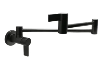 Huntington Brass Modern Style Pot Filler In Matte Black