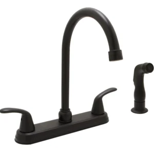 Huntington Brass 8″ Kitchen Faucet In Matte Black