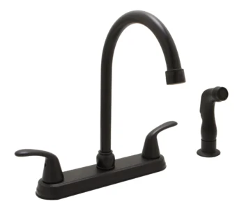 Huntington Brass 8" Kitchen Faucet In Matte Black