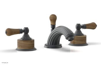 Phylrich VERSAILLES Widespread Faucet - Montaione Brown Onyx K241 - Gun Metal